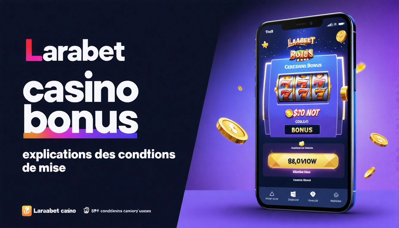 Larabet casino bonus explications des conditions de mise